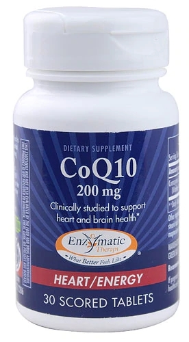 Enzymatic Therapy CoQ10 200mg: Potencialize Sua Energia e Saúde Cardiovascular (30 Comprimidos Mastigáveis)