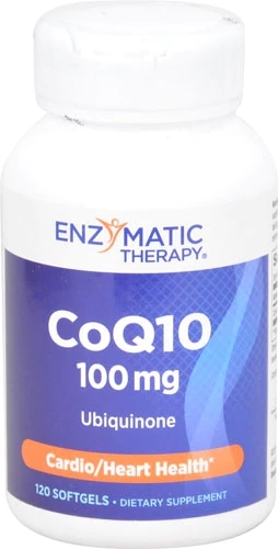 Enzymatic Therapy CoQ10 100 mg - 120 Cápsulas Softgel: Energia e Vitalidade para o Seu Coração