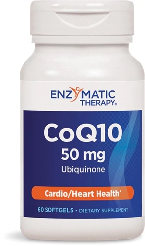 Enzymatic Therapy CoQ10 50mg - 60 Cápsulas Softgel: Energia e Vitalidade para o seu Dia