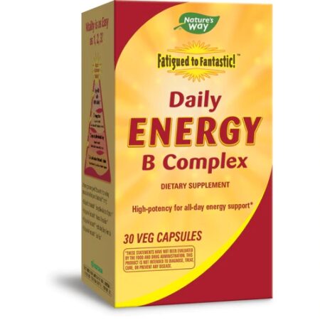 Enzymatic Therapy Daily Energy B Complex -- 30 Veg Capsules