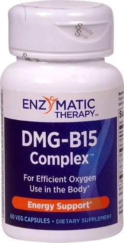 Enzymatic Therapy DMG-B15 Complex™ 60 Cápsulas Vegetarianas: Sua Fórmula Avançada para Bem-Estar