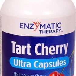 Enzymatic Therapy Tart Cherry Ultra Cápsulas 1200mg - 90 Cápsulas Veganas para Bem-Estar
