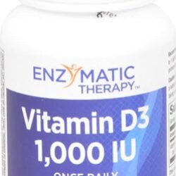 Enzymatic Therapy Vitamina D3 1000 UI - 90 Comprimidos: Essencial para Ossos e Imunidade
