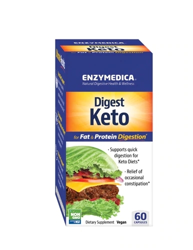 Enzymedica Digest Keto 60 Cápsulas: Otimize Sua Digestão e Bem-Estar na Dieta Cetogênica