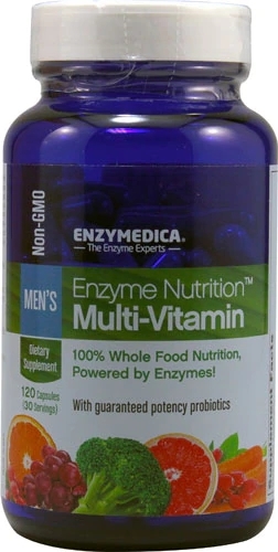 Enzymedica Enzyme Nutrition™ Men's Multi-Vitamin - 120 Cápsulas: Saúde e Energia para o Homem Moderno