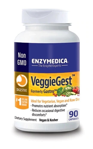Enzymedica VeggieGest™ 90 Cápsulas: Sua Aliada Vegana para Digestão Perfeita