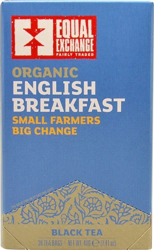 Chá Inglês Equal Exchange Orgânico Café da Manhã - 20 Sachês 40g | Sabor Intenso e Bem-Estar
