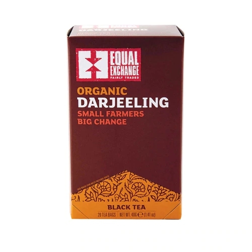 Chá Preto Darjeeling Orgânico Equal Exchange 20 Sachês (40g) - Sabor Premium e Bem-Estar