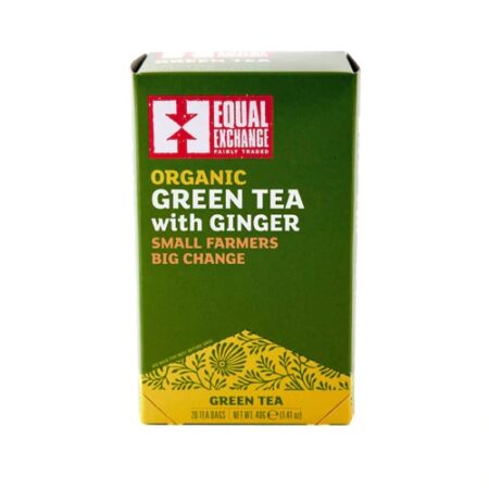 Equal Exchange Organic Green Tea with Ginger -- 20 Tea Bags