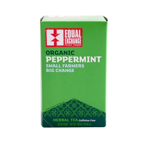 Chá de Hortelã Orgânico Sem Cafeína Equal Exchange - 20 Sachês (aprox. 34g)