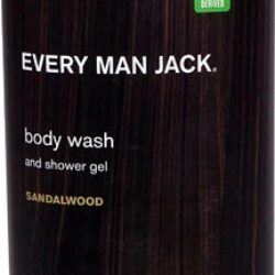 Every Man Jack Gel de Banho Sândalo 1L (33.8 fl oz) - Limpeza Profunda e Bem-Estar Masculino