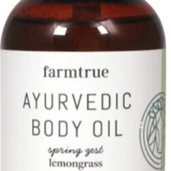 Óleo Corporal Ayurvédico Farmtrue Spring Zest Lemongrass - 237ml (8 fl oz)