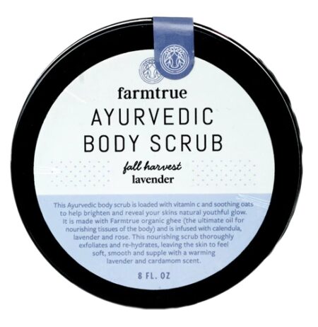 Farmtrue Ayurvedic Body Scrub Fall Harvest Lavender -- 8 fl oz