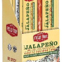 Jerky de Carne Bovina e Suína Picante com Jalapeño Field Trip - 24 Unidades (Sem Glúten)