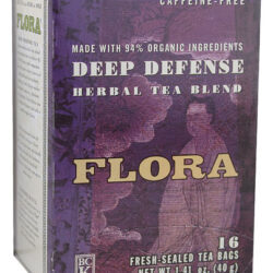 Flora Deep Defense Herbal Tea Blend - 16 Sachês - Chá para Defesas Naturais