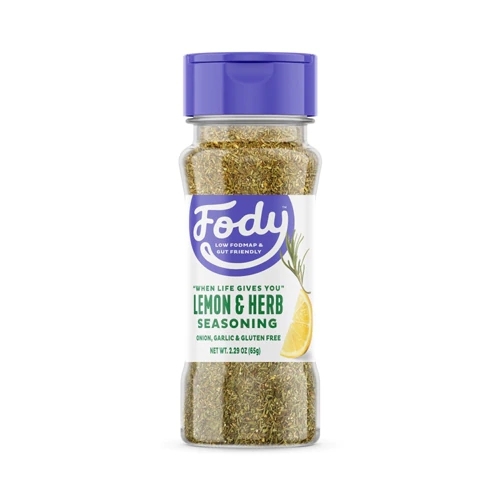 Tempero Low FODMAP Fody Foods Limão e Ervas 65g - Sabor e Saúde para sua Dieta