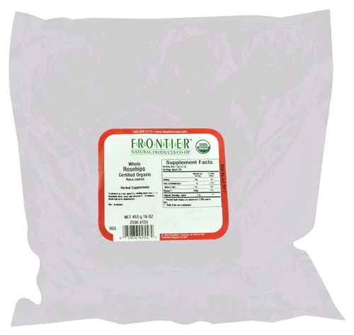 Rosa Mosqueta Orgânica Certificada Frontier Co-Op - 454g | Rico em Vitamina C
