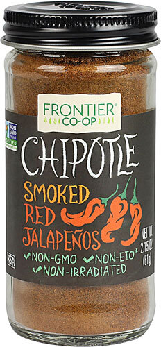 Pimenta Jalapeño Chipotle Defumada Moída Frontier Co-Op 60g - Sabor e Saúde