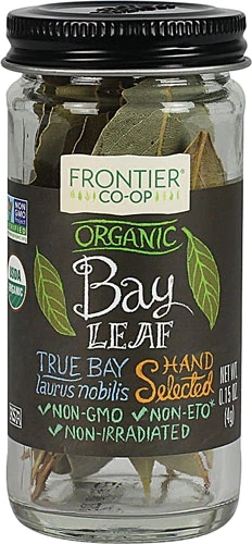Folha de Louro Orgânica Inteira Frontier Co-Op - 4.25g - Sabor e Saúde na Sua Cozinha