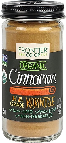 Canela em Pó Orgânica Frontier Co-op 54g - Sabor Intenso e Benefícios Naturais