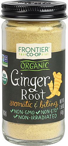 Gengibre Orgânico em Pó Frontier Co-Op 42g | Tempero Puro e Natural