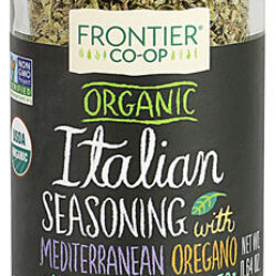 Tempero Italiano Orgânico Frontier Co-Op com Orégano - 18g (0.64 oz)