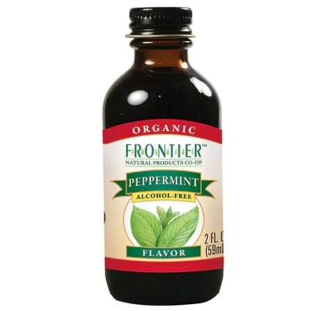 Frontier Co-Op Organic Peppermint Flavor Non-Alcoholic -- 2 fl oz