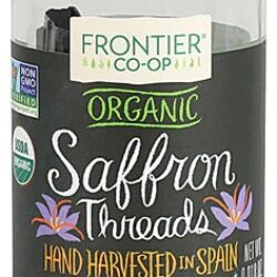Açafrão Orgânico Frontier Co-op em Fios - 0.5g: O Puro Ouro da Natureza para Sua Saúde e Cozinha