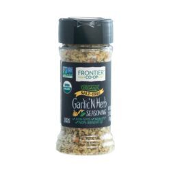 Frontier Co-Op Tempero Orgânico Garlic 'N Herb 80g - Sabor e Saúde na Sua Cozinha