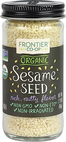 Sementes de Gergelim Orgânico Frontier Co-Op Integral - 65g - Sabor e Nutrição Pura