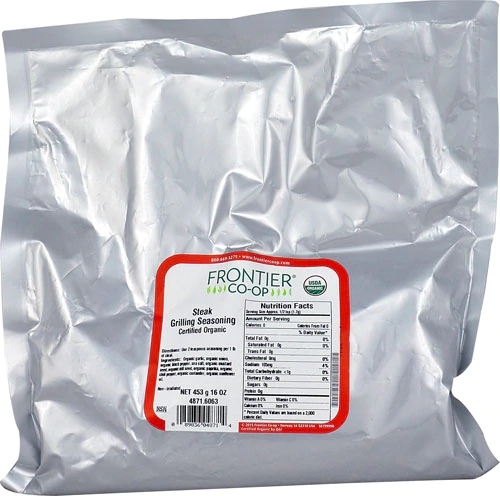 Temperos para Churrasco Orgânico Frontier Co-Op - 454g - Sabor e Saúde