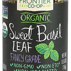 Manjericão Doce Orgânico Frontier Co-Op - 16g - Sabor Autêntico e Benefícios Naturais