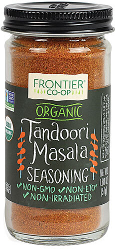 Frontier Co-Op Tandoori Masala Orgânico - 51g | Tempero Autêntico Indiano