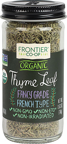 Tomilho Francês Orgânico Fancy Grade Frontier Co-Op - 18g - Premium para sua Saúde