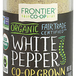 Pimenta Branca Orgânica Moída Frontier Co-Op 56g - Sabor Premium e Saúde
