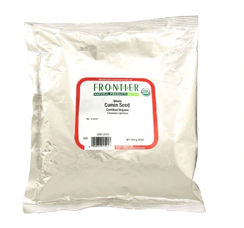 Cominho em Grãos Orgânico Frontier Natural Products - 454g: Sabor Autêntico e Bem-Estar Natural