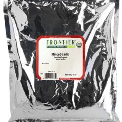 Alho Desidratado Orgânico Picado Frontier Natural Products – 454g – Tempero Puro e Saudável