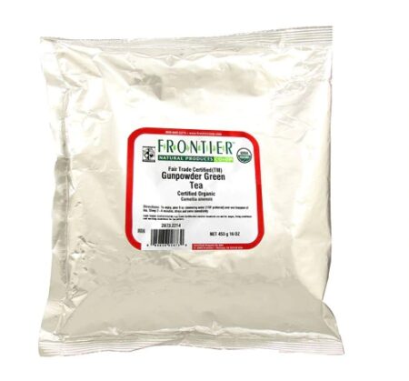 Frontier Natural Products Organic Gunpowder Green Tea -- 1 lb