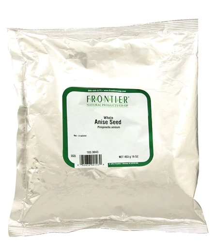Semente de Erva-Doce Inteira Frontier Natural Products - 454g (16 oz) - Sabor e Saúde
