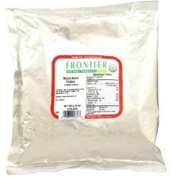Flocos de Feijão Preto Orgânico Frontier Natural Products - 454g (16 oz)