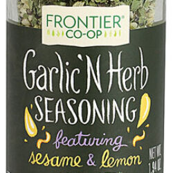 Frontier Natural Products Tempero Alho e Ervas Sem Sal - 55g | Sabor Autêntico e Saudável