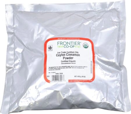 Frontier Natural Products Organic Cinnamon Powdered Ceylon -- 1 lb