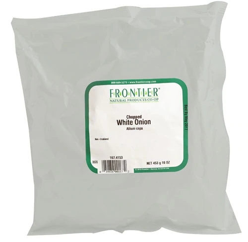 Cebola Branca Picada Frontier Natural Products 453g - Frescor e Sabor em Sua Cozinha