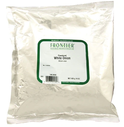Cebola em Pó Branca Frontier Natural Products - 454g | Sabor Puro e Benefícios Naturais