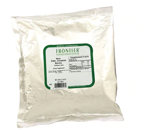 Frontier Natural Products Sabugueiro Europeu Integral - 454g (16 oz)