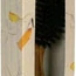 Escova de Cabelo Fuchs com Cerdas de Javali 100% Naturais – Design Oval em Madeira Veinada