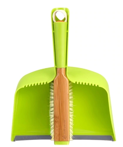 Conjunto Escova e Pá de Lixo Full Circle Clean Team 2 Peças - Limpeza Ecológica e Eficiente