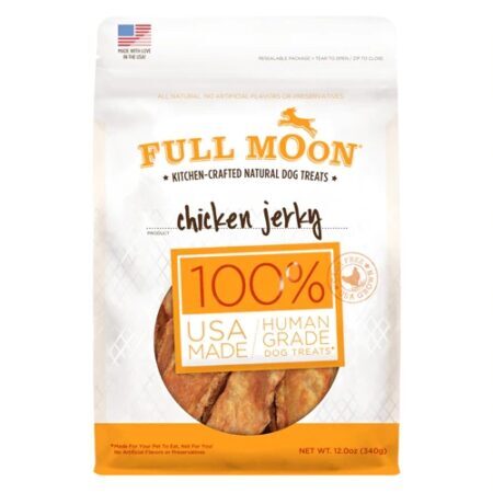 Petisco Natural Full Moon Chicken Dog Jerky Treats – 340g — foto 1 Petisco Natural Full Moon Chicken Dog Jerky Treats – 340g — foto 1