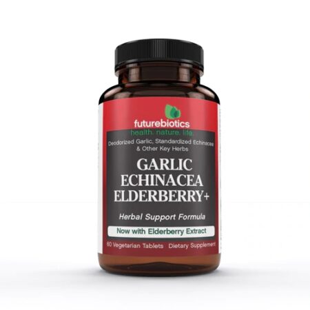 Futurebiotics Garlic Echinacea Elderberry+ -- 60 Vegetarian Tablets