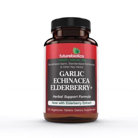 Futurebiotics Garlic Echinacea Elderberry+ -- 120 Vegetarian Tablets